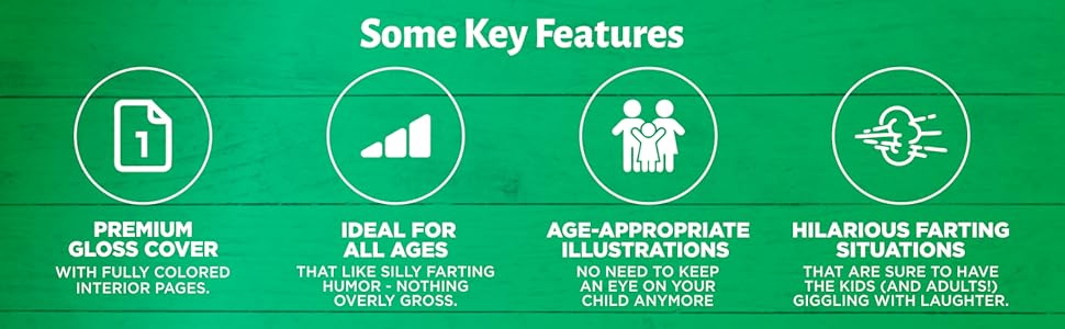 some key features for funny book for kids