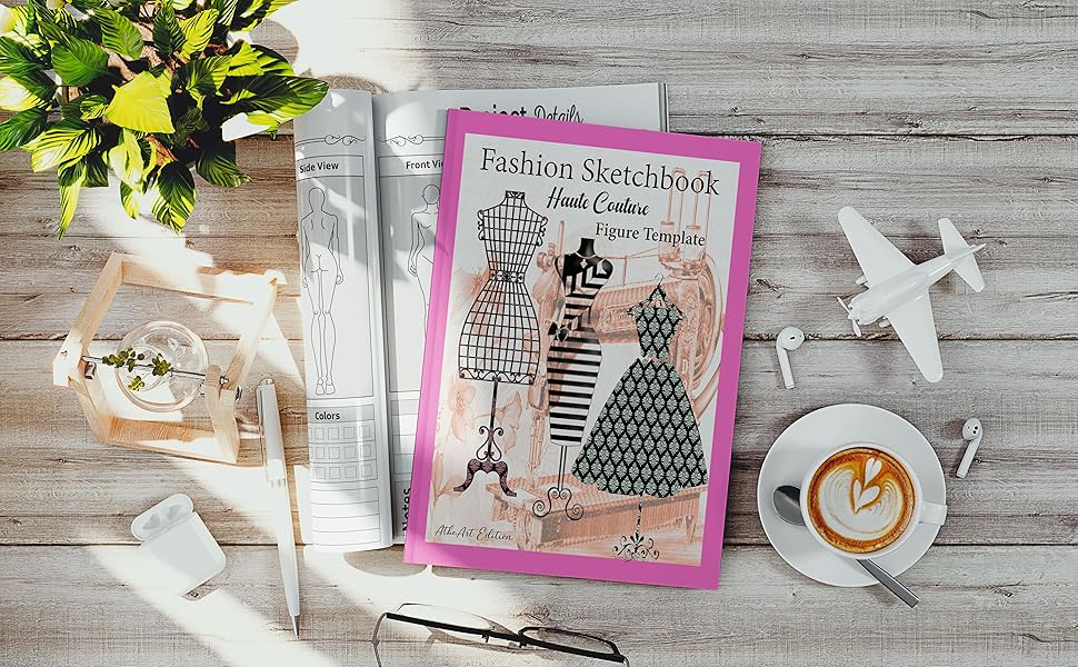 size 8.5"x11" with thin figure template