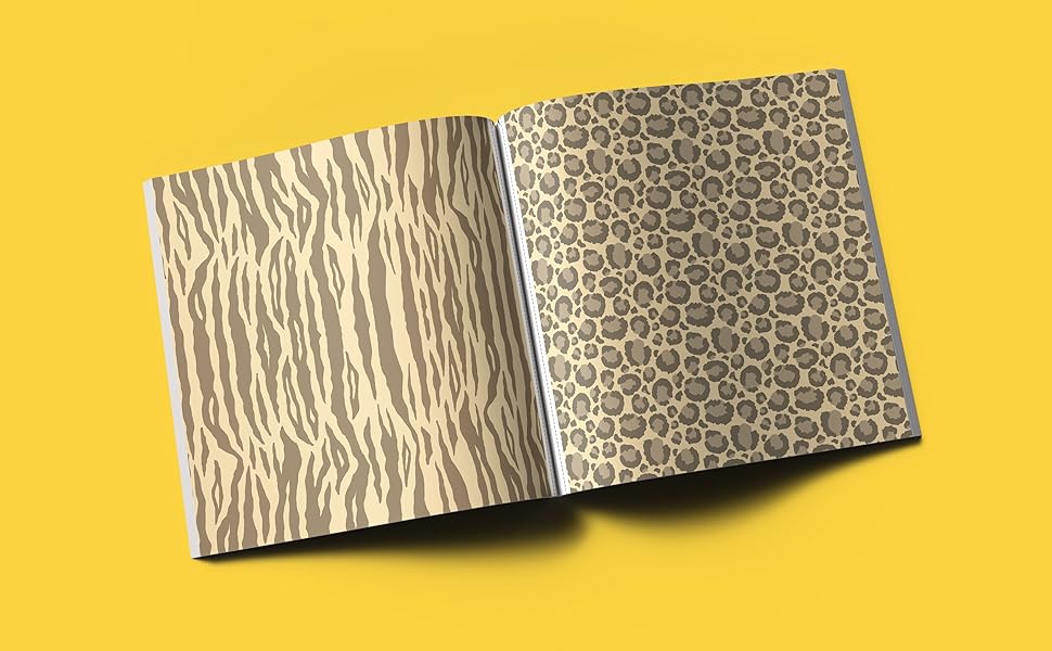 Vintage Safari Scrapbook Paper (22): Wildlife Patterns
