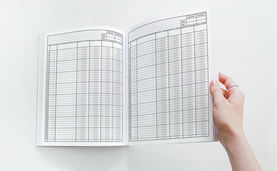 4 Column Ledger Book Ledger Books for Bookkeeping 4 column