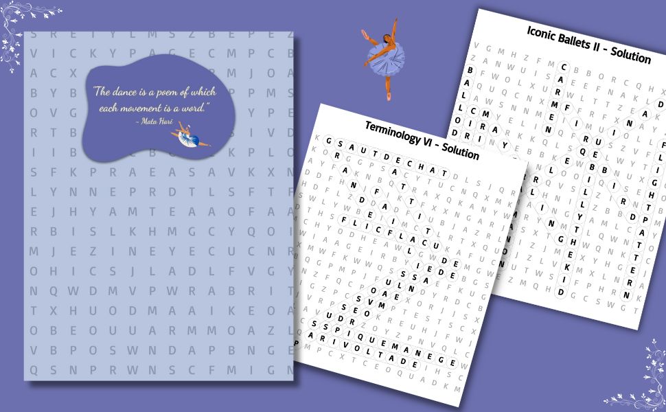 Word Search, Dance Word Search, Word Search, History, Dancers, Ballett, Ballet book