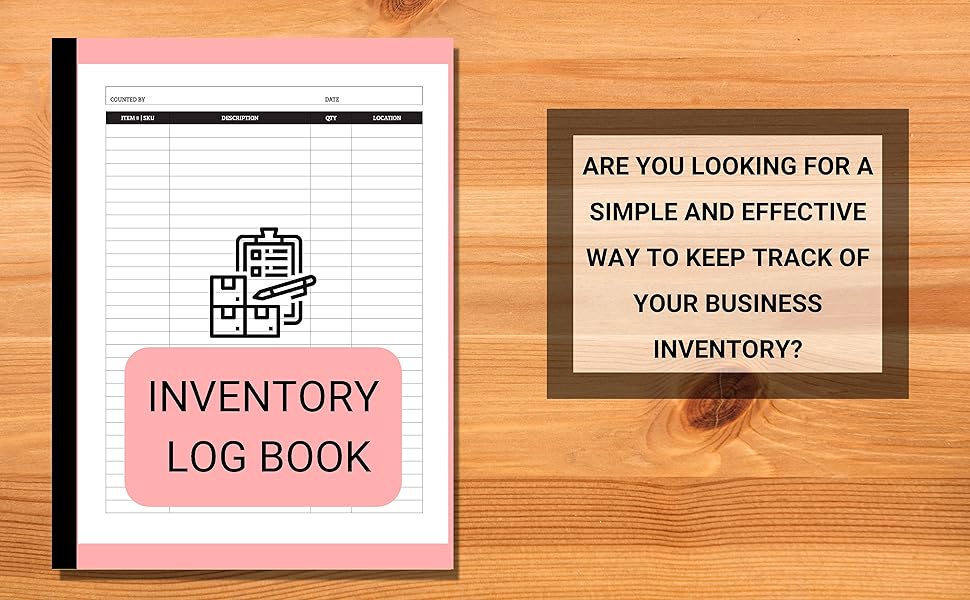 Small Business Inventory Log Book Simple Inventory Log