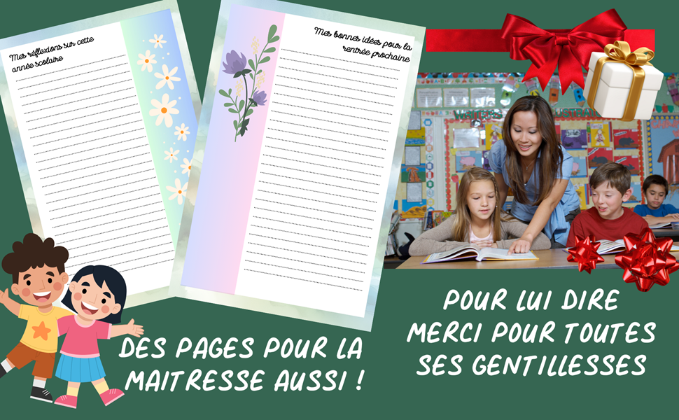 Lettre De Remerciement Pour Maitresse D'école www.amazon.fr