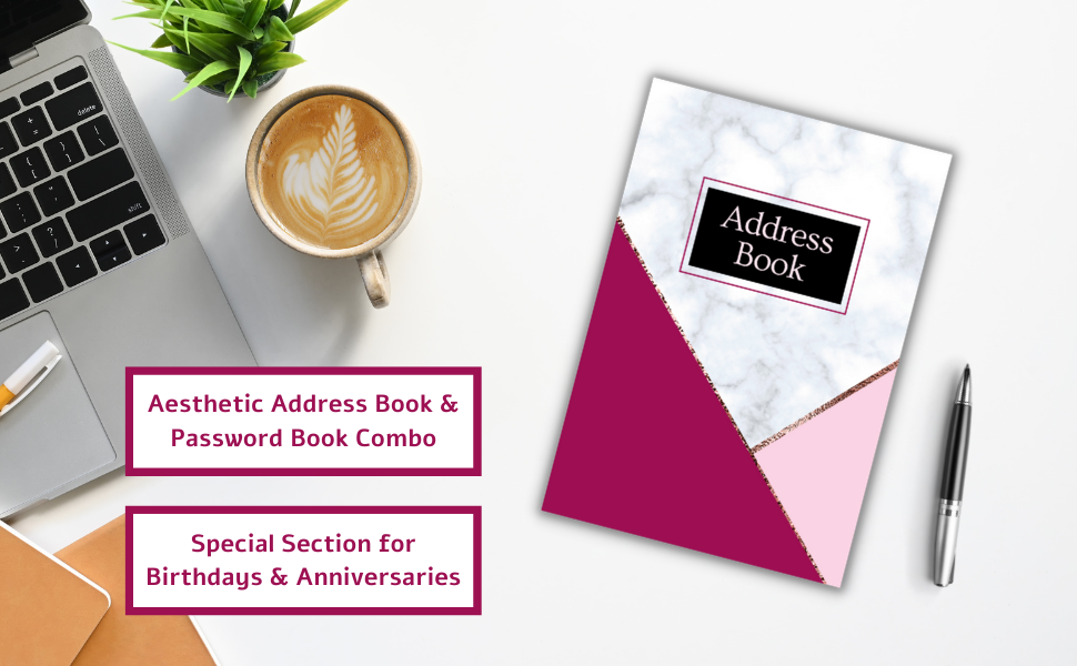 Address Book All In One Organizer For Contacts, Addresses, Passwords