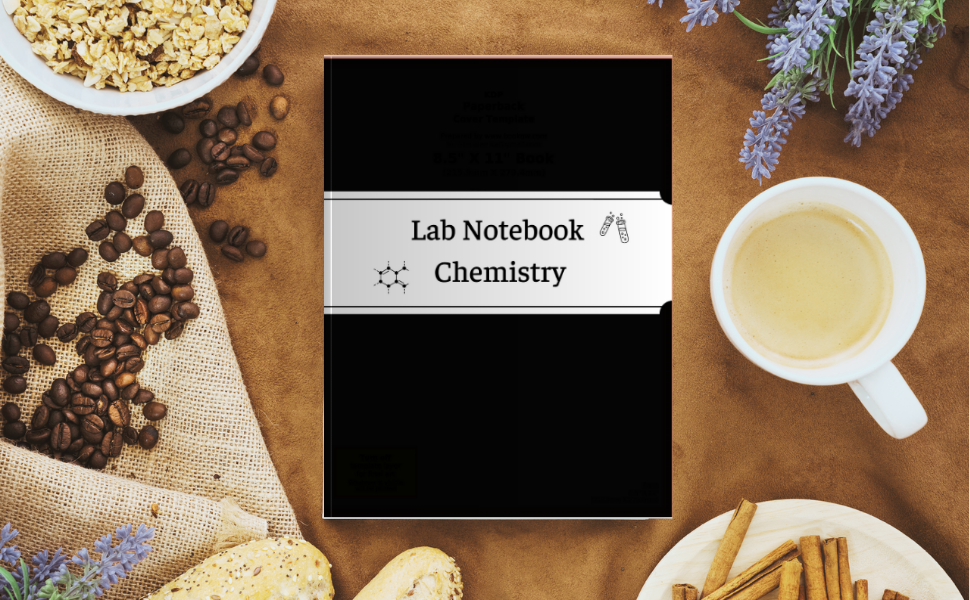 Lab Notebook Chemistry Black Laboratory Notebook for College Student