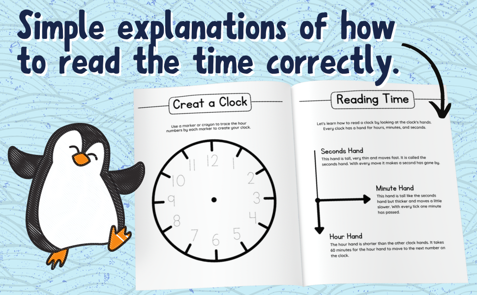 Learning to Tell Time Well Learn How to Tell the Time with This Practice Workbook for Kids Ages