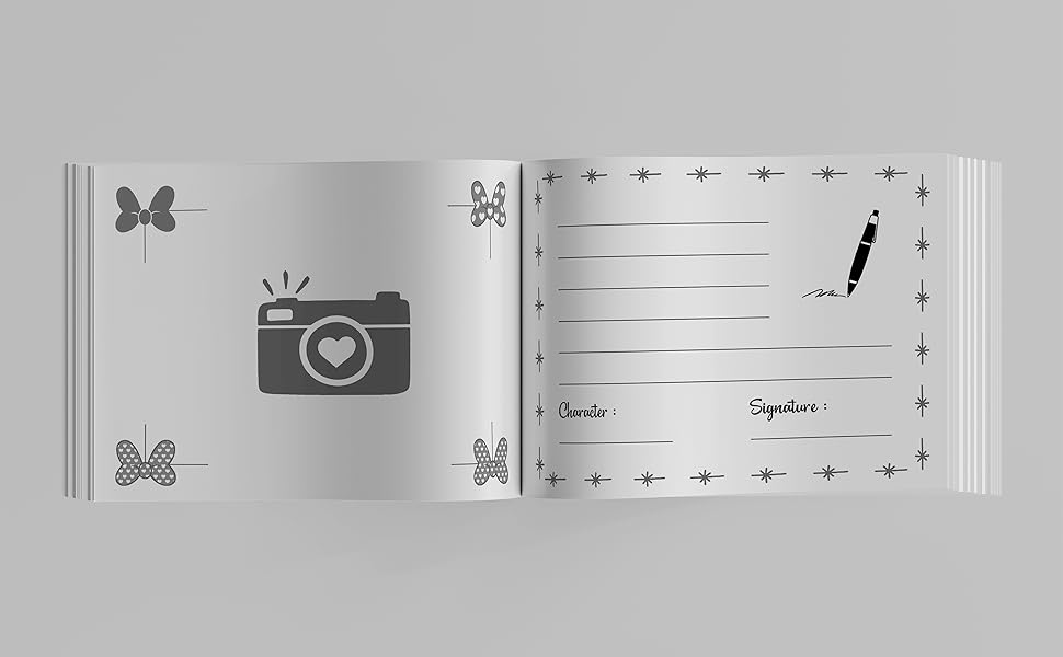 Autograph Book 2022 Collect Celebrates, Characters and Friends Autographs Photo Book for