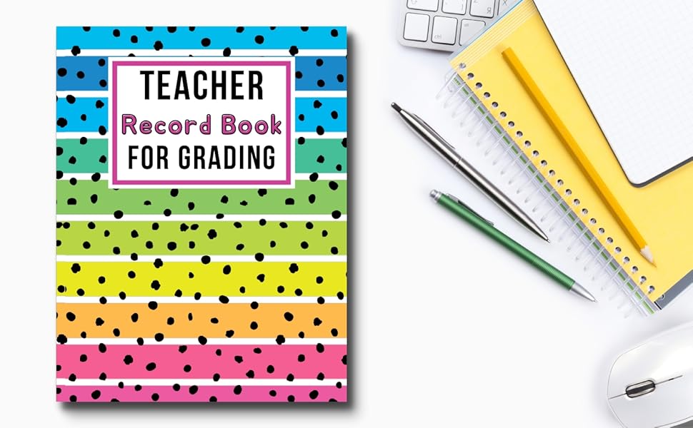 Teacher Record Book For Grading Simple Grade Tracker For Teachers To Record Grades Students