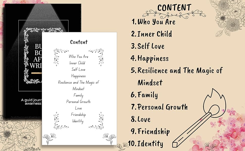 Burn This Book After Writing A Journal For Writing Your Deepest