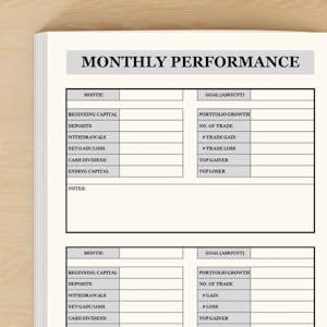 Monthly performance