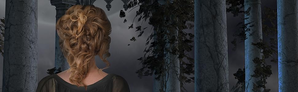 Cinderella about to enter the ball.