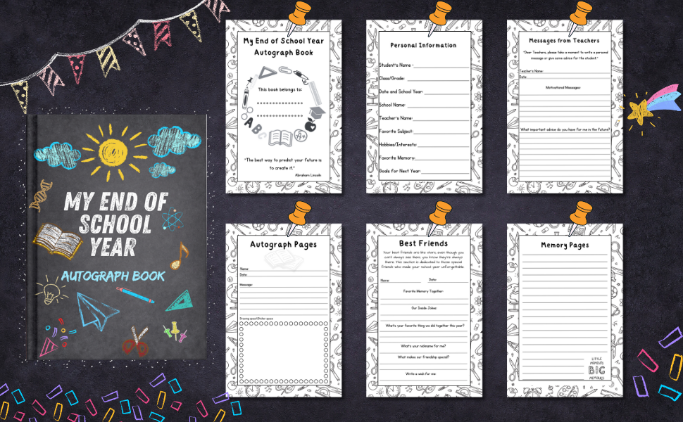 Amazon.com: My End of School Year Autograph Book: Grade-Level Keepsake, Signatures and Memories from Students and Teachers: RAE, ANDIY: Books amazon-com-my-end-of-school-year-autograph-book-grade-level-keepsake-signatures-and-memories-from-students-and-teachers-rae-andiy-books