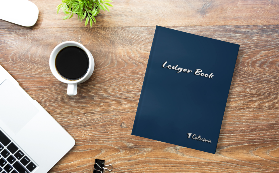 Ledger Book 1 Column Ledger Book, Accounting Ledger