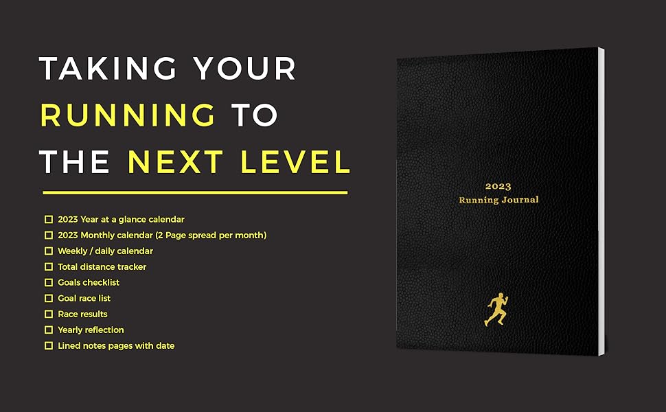 2023 Running Journal Your personal 365 day running log, calendar and