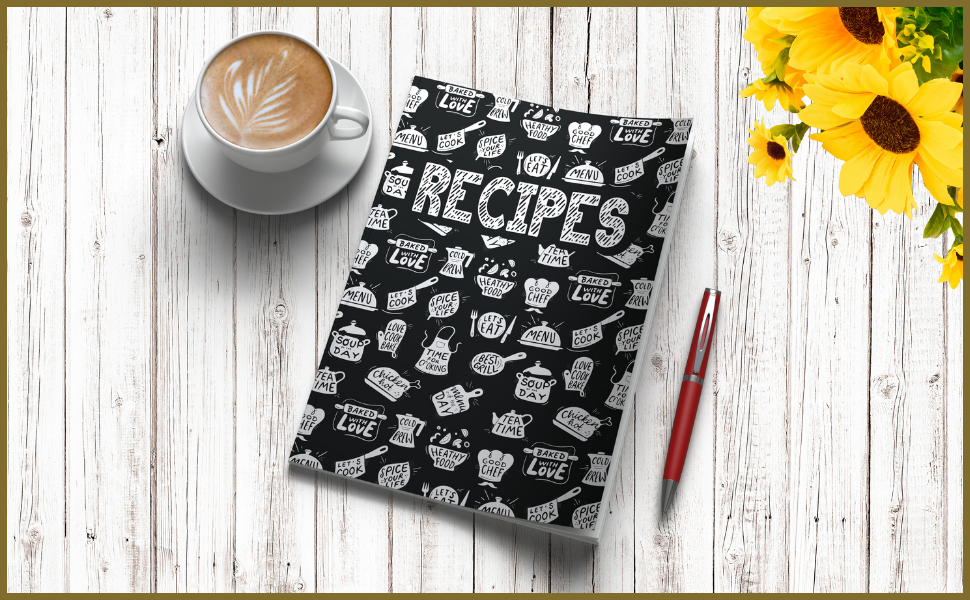 Blank Recipe Book To Write In Your Own Recipes Fill in your Favorite Recipes in