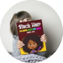 black hair coloring book, black hair, fearless confidence coufeax, coloring book for black girls