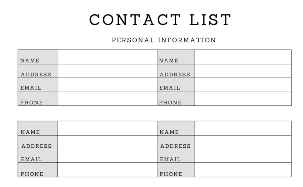 Ultimate 4 In 1 Housekeeping Logbook A Simple Formatted Budgeting