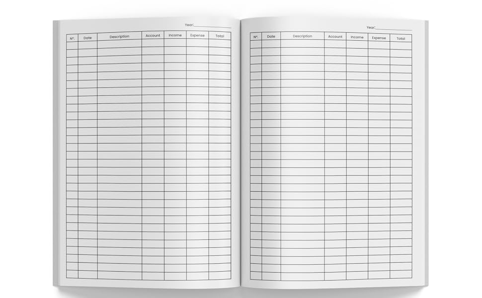 Ledger Book Accounting Ledger Book for Bookkeeping