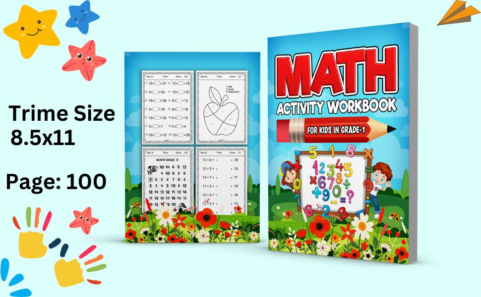 Math Activity Workbook For Kids in Grade 1 Open Up Math Missing Number