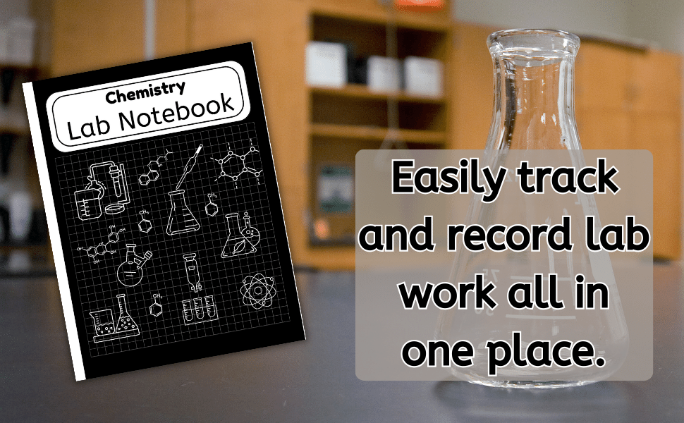 Chemistry Lab Notebook Carbonless Laboratory Notebook with Numbered