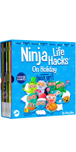 ninja life hacks box set book series Mary Nhin Diane Alber a little spot dr Daniella Owen book set