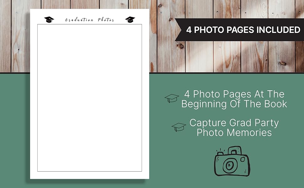 Class Of 2023 Graduation Guest Book Keepsake Sign In Book