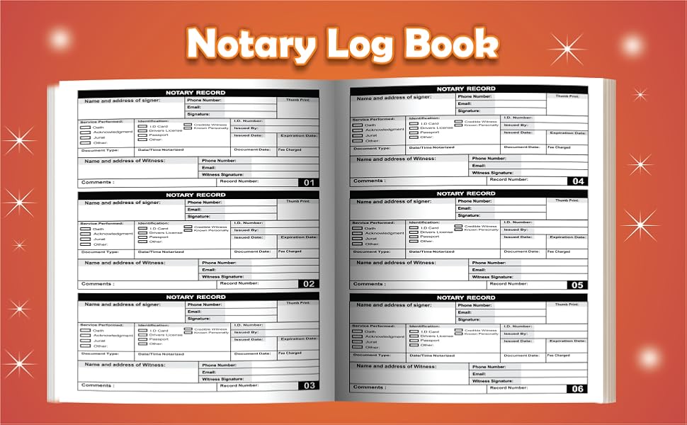 Notary Journal Notary Public Record Book To Record Notarial Acts 300