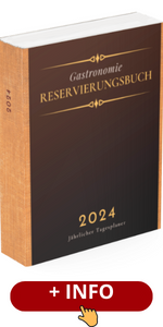 Reservierungsbuch 2024 Gastronomie: XL Hardcover Tagesplaner 1Tag ...