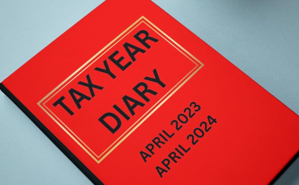 Tax Year Diary 20232024 A4 Red Small Business Self Employed