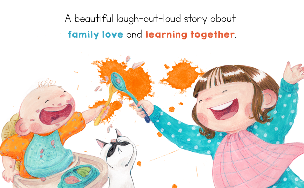 A beautiful laugh-out-loud story about family love and learning together.