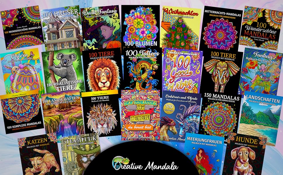 150 Mandalas: Ein Malbuch für Erwachsene mit 150 schönen Mandalas in