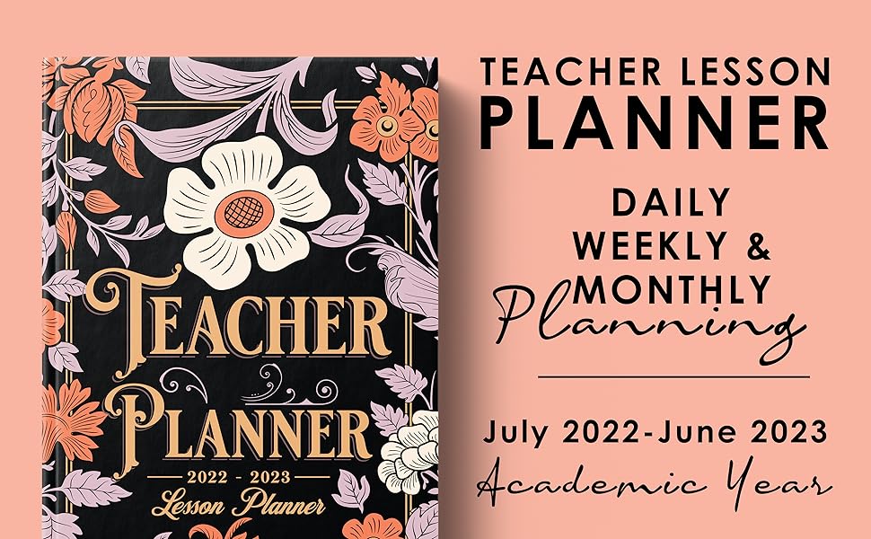 Teacher Lesson Planner 20222023 Academic Year Dated Daily Weekly and