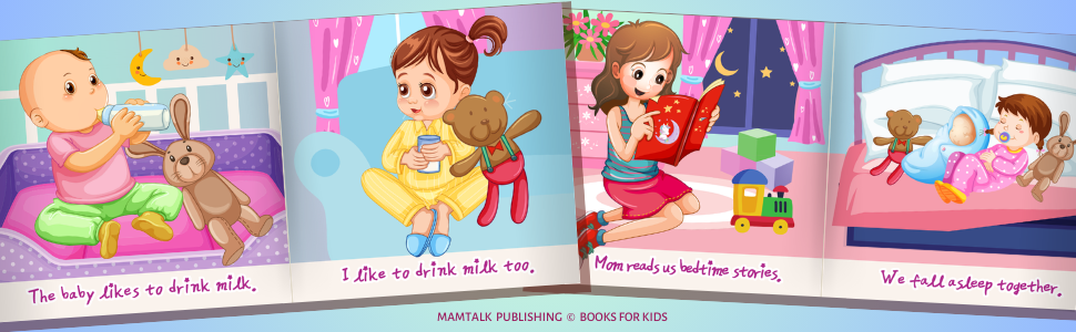 How to Be a Big Sister Book for 1 and 2 Year Old Toddlers by MamTalk Publishing