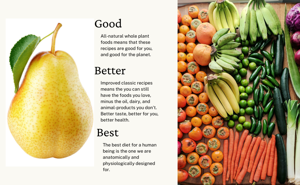The Frugivore Diet: A Healing Diet For Weight Loss, Heart Disease, Chronic Disease, and Everyday Thrivation 9 natural human diet, frugivore diet, vegan recipe book, plant-based recipes, whole food, weight loss