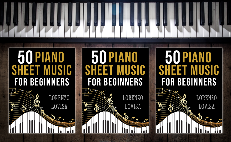 50 Piano Sheet Music for Beginners Simplified Great Classics with