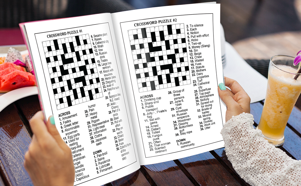 Daily Dose of Crosswords Puzzles to Keep You Sharp 100 Large Print