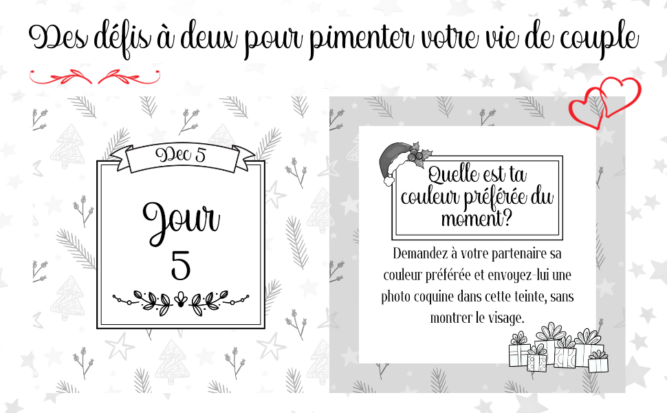 Calendrier de l’avent pour les couples Unique pour Célébrer la