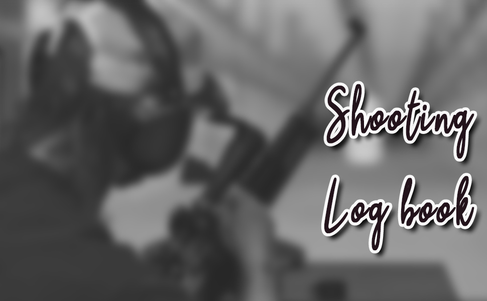 Shooting Log book Record Target Shooting Data with Target Diagrams, DOPE Book, Shooters DOPE