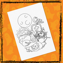 Halloween-Ausmalspaß für Groß und Klein: Kostenlose Vorlagen zum Nachmalen!