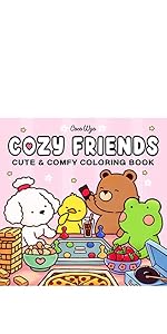 Cozy Friends Coloring Book