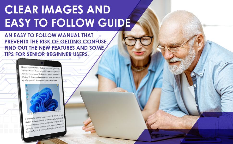 Clear images and a simple guide that prevents the risk of confusion.