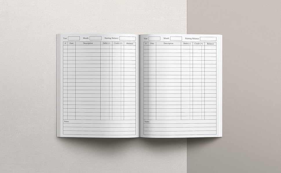 Checkbook Register Checking Account Transaction Register