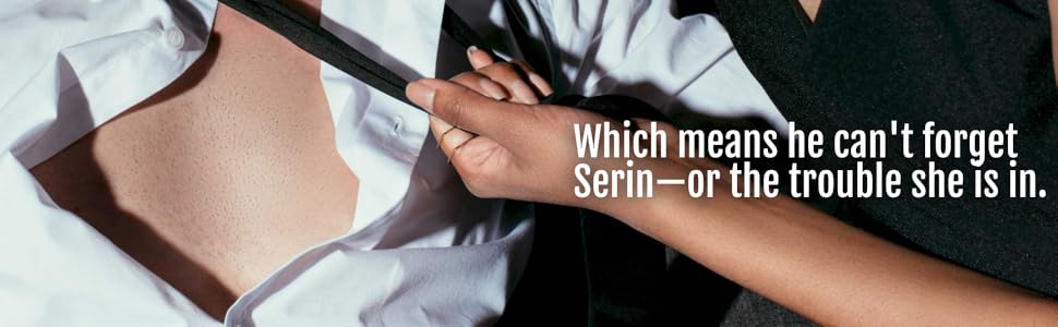 woman holding man's tie