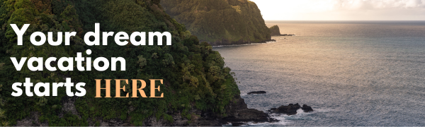 "your dream vacation starts here" image of Keanae, road to Hana