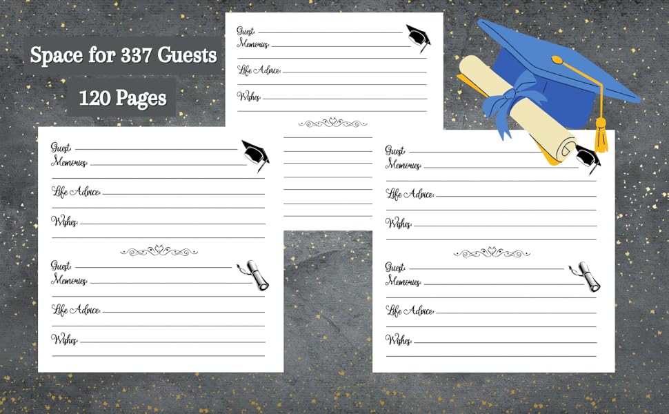 Graduation Guest Book Class Of 2023 Graduation Guest Book