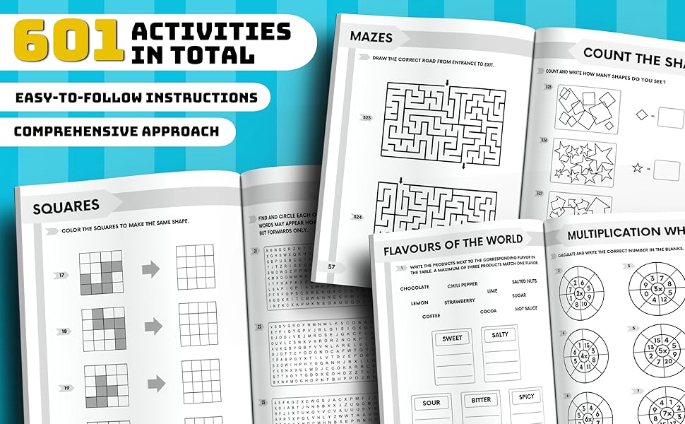 Memory Games For Seniors: 601 Easy Activities and Relaxing Logic ...