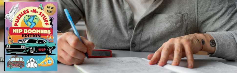 book cover image with background of man using pen in a workbook