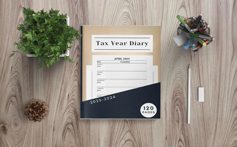 Tax Year Diary 20232024 A4 Tax Year Diary for Self Employed and Small