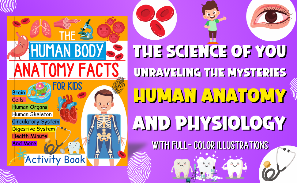 science mysteries anatomy facts body learning physiology hygiene parts illustrations full color