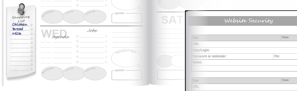 inside example daily personal planner amazon
